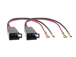 [1326-01] Speaker Adapter Kabel( 2x) Div.model Opel-Renault-Seat-VW-Citroën-Nissan-Mercedes-Dacia-Skoda-Seat