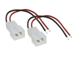 [1325-04] Speaker Adapter Kabel Fiat / Opel (2 x) tbv tweeter