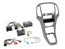 [611230-23-1] 2-DIN with pocket radio adapter kit Opel Astra 2009-2016 Kleur: Titanium Grijs