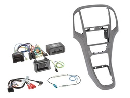 [621230-23-1] 2-DIN Radio adapter kit Opel Astra 2009-2016 Titanium Grijs
